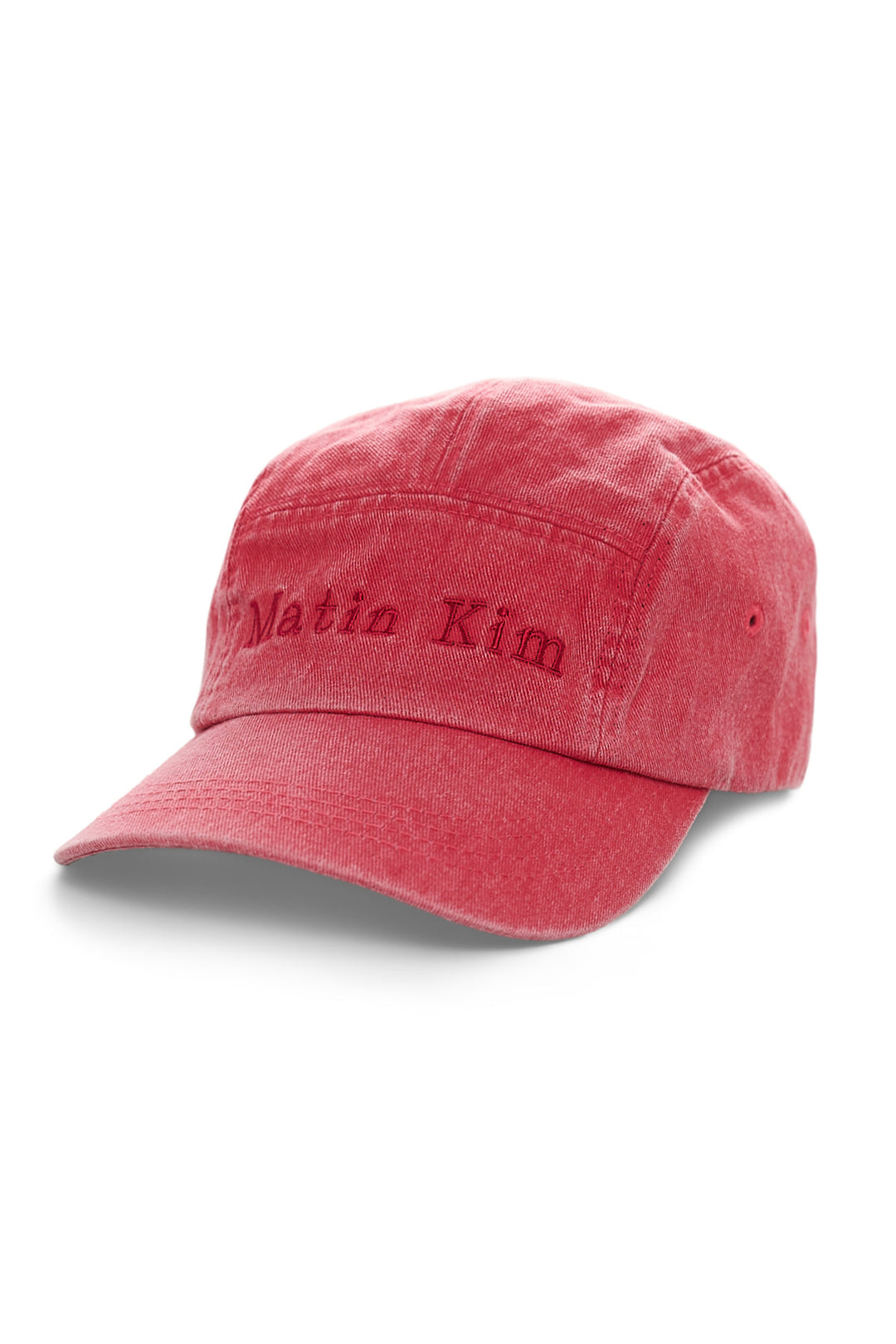 Matin Kim Washed Camp Cap — Red