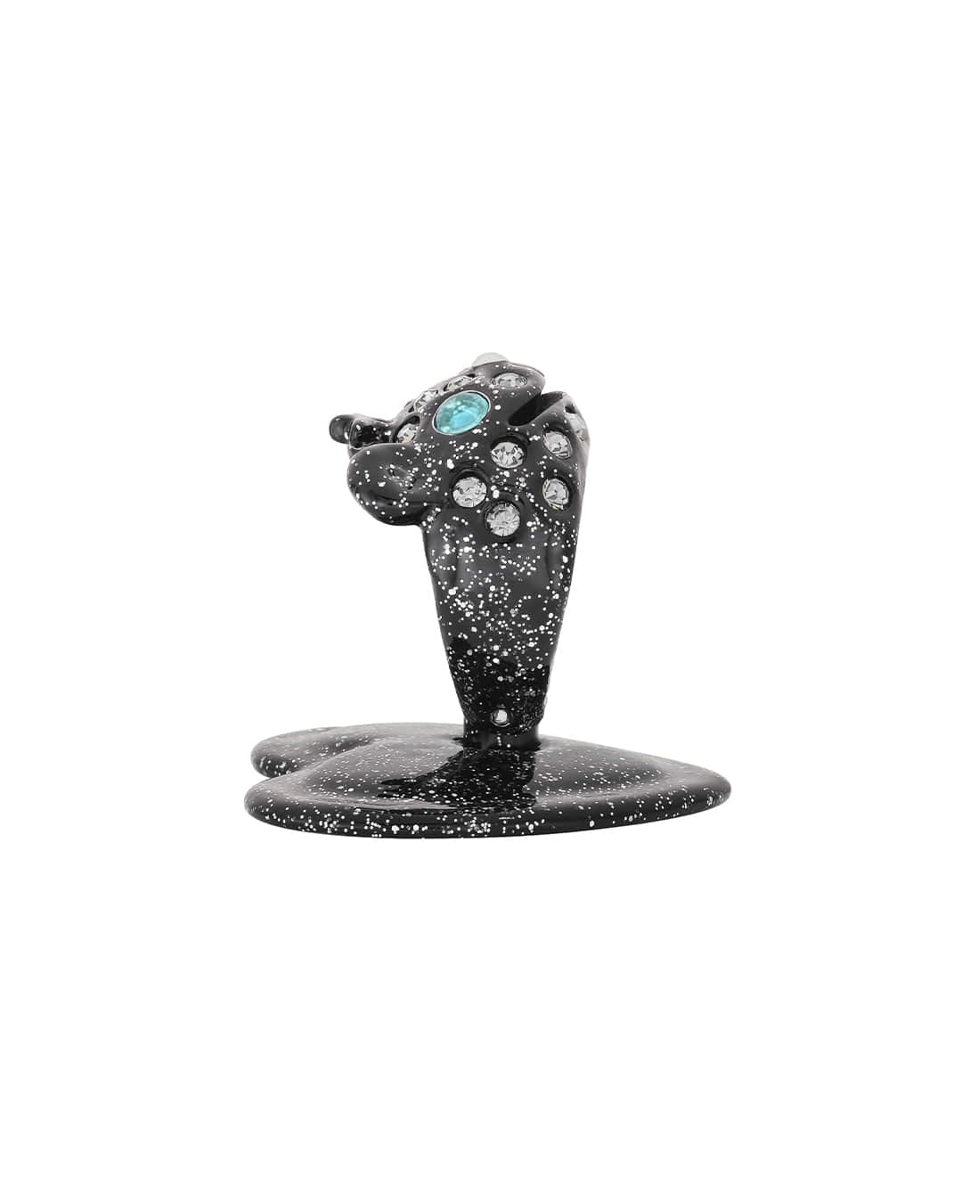 Stand Oil Princess Bear Grip Ring — Glitter Black