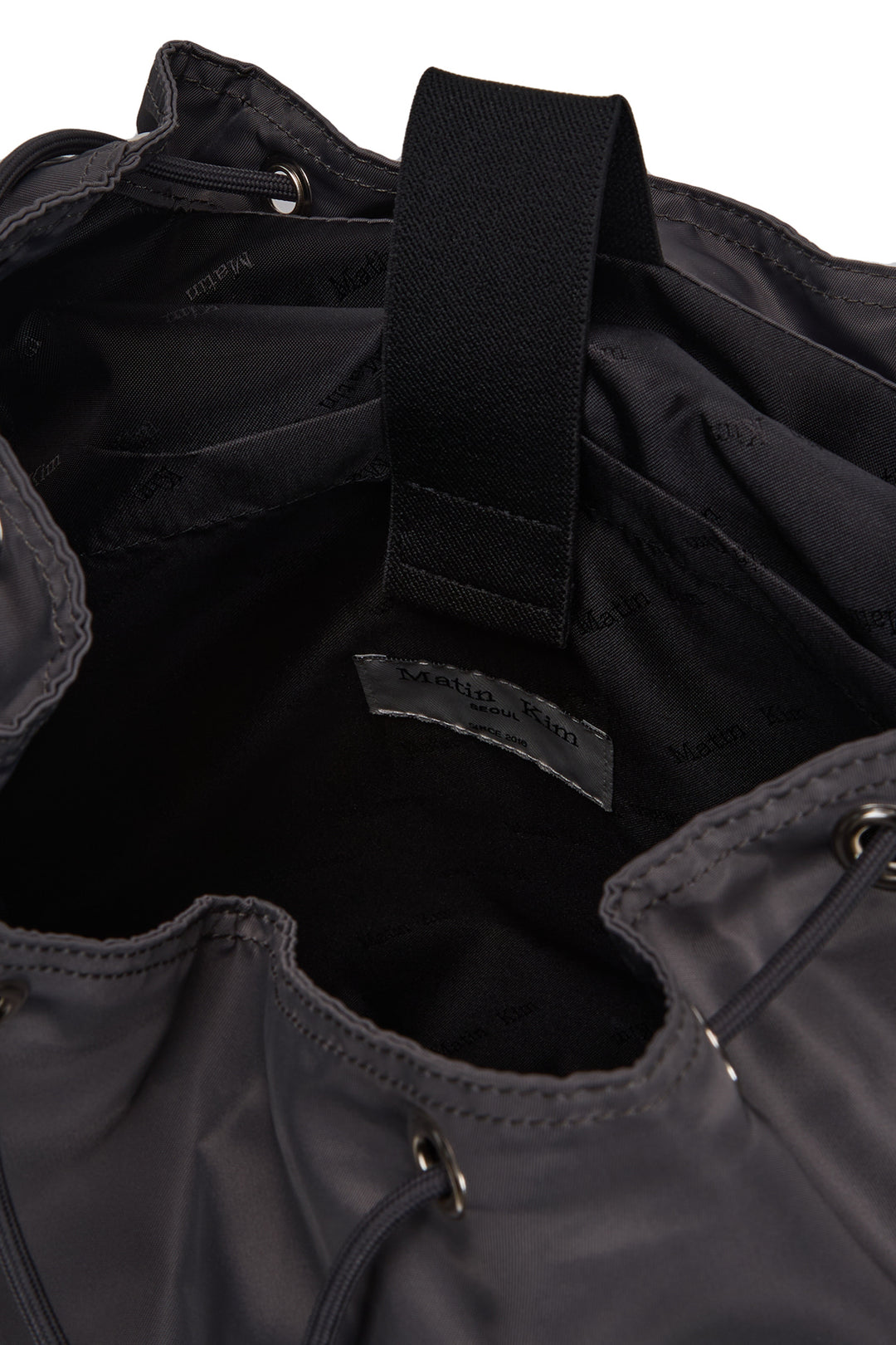Matin Kim Pocket Utility Large Backpack — Charcoal