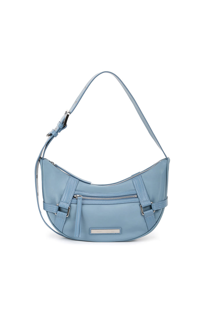 Matin Kim Fabric Arc Hobo Bag in Smoke — Blue