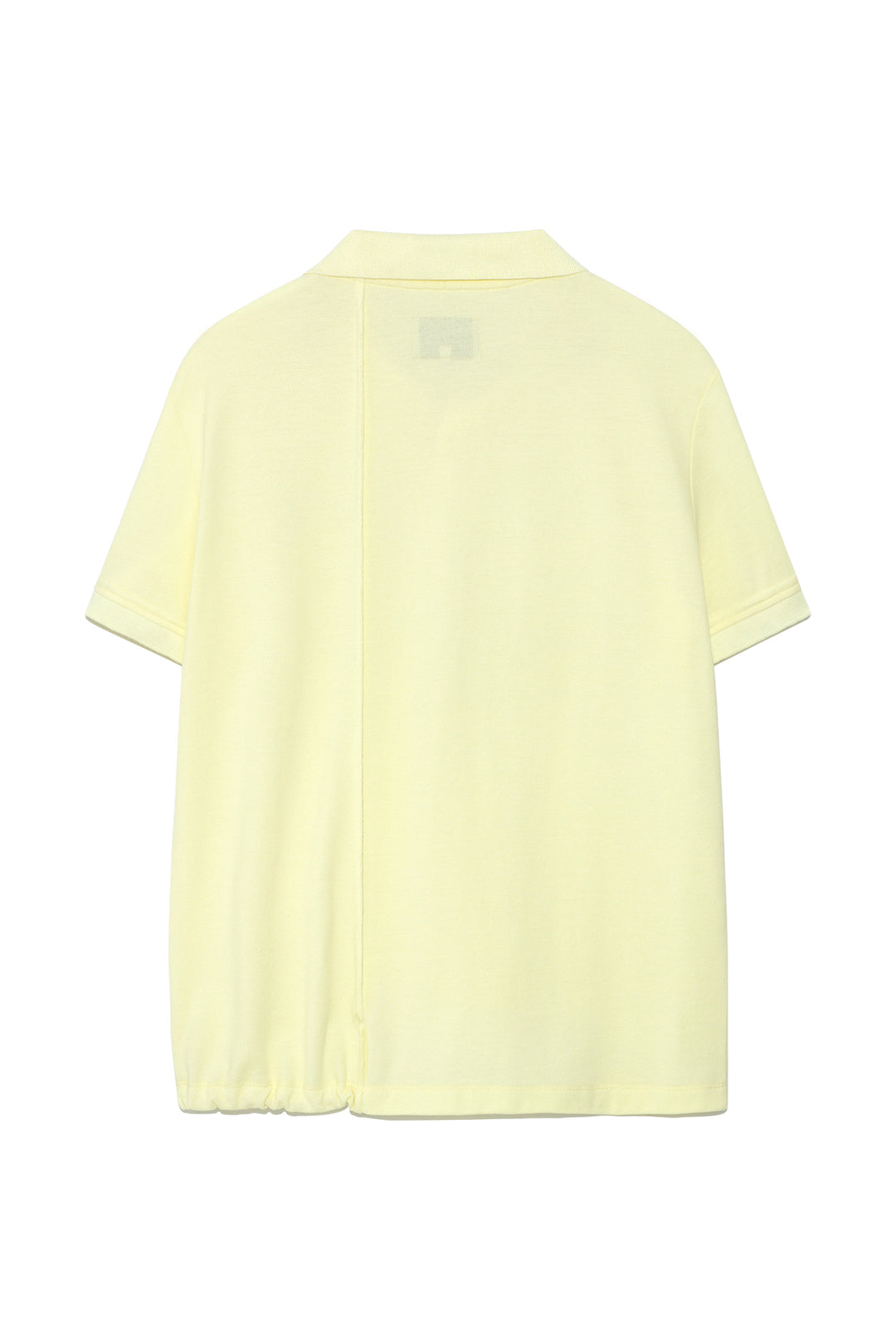 Matin Kim Two Way String Point Pique Top — Yellow