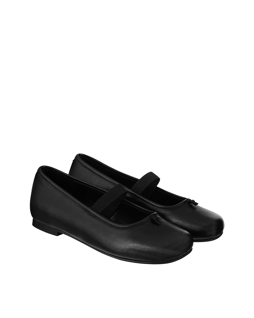 Stand Oil Faye Mary Jane — Semi-Square Flat — Black