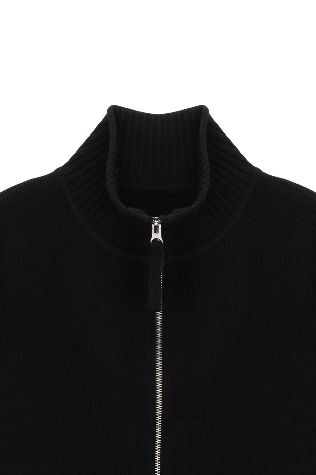 Matin Kim Spell Point Stripe Knit Cardigan — Black