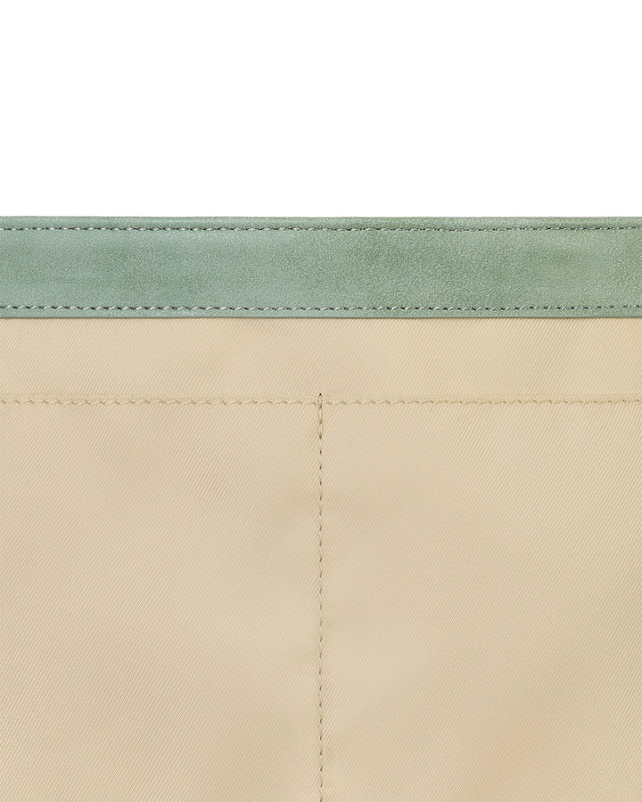 Stand Oil Beni Bag — Vintage Nubuck Crossbody — Mint