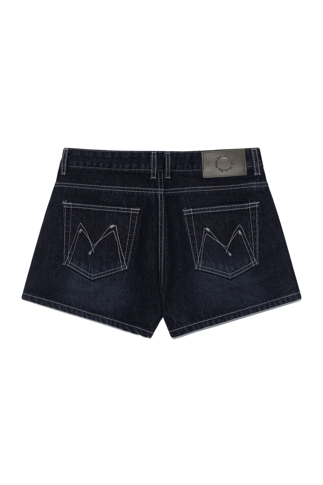 Matin Kim Stitch Point Denim Shorts — Black