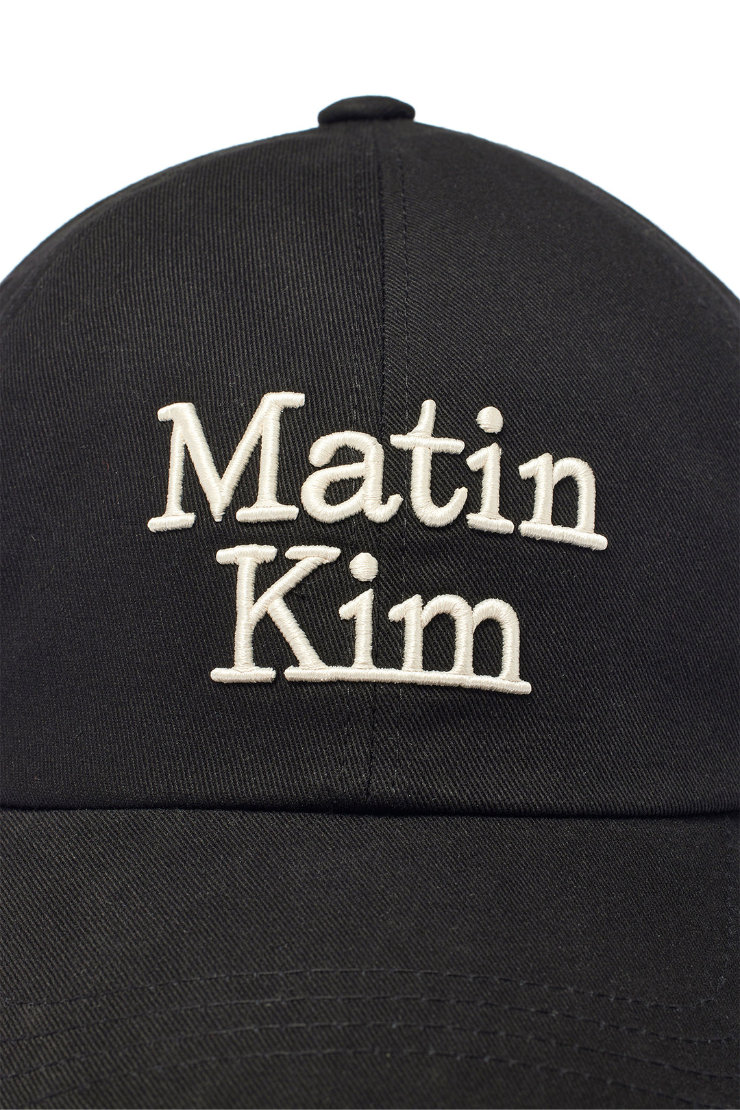 Matin Kim Volume Logo Ball Cap — Black
