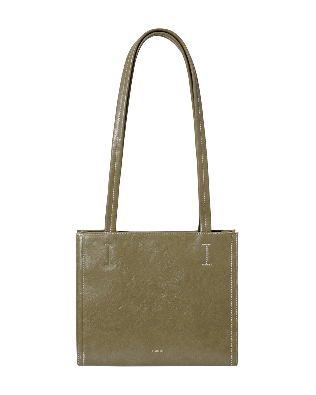 Stand Oil Oblong Mini Bag — Basil green
