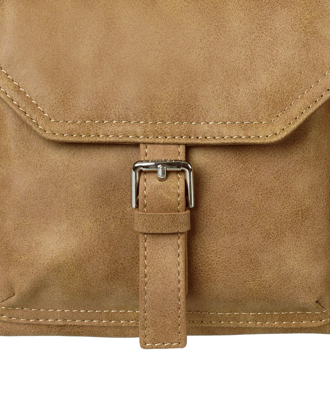 Stand Oil Joey Bag — Structured Crossbody — Camel