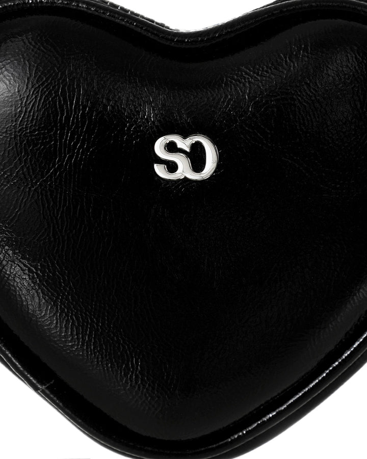Stand Oil Heart Pods Keyring — Black