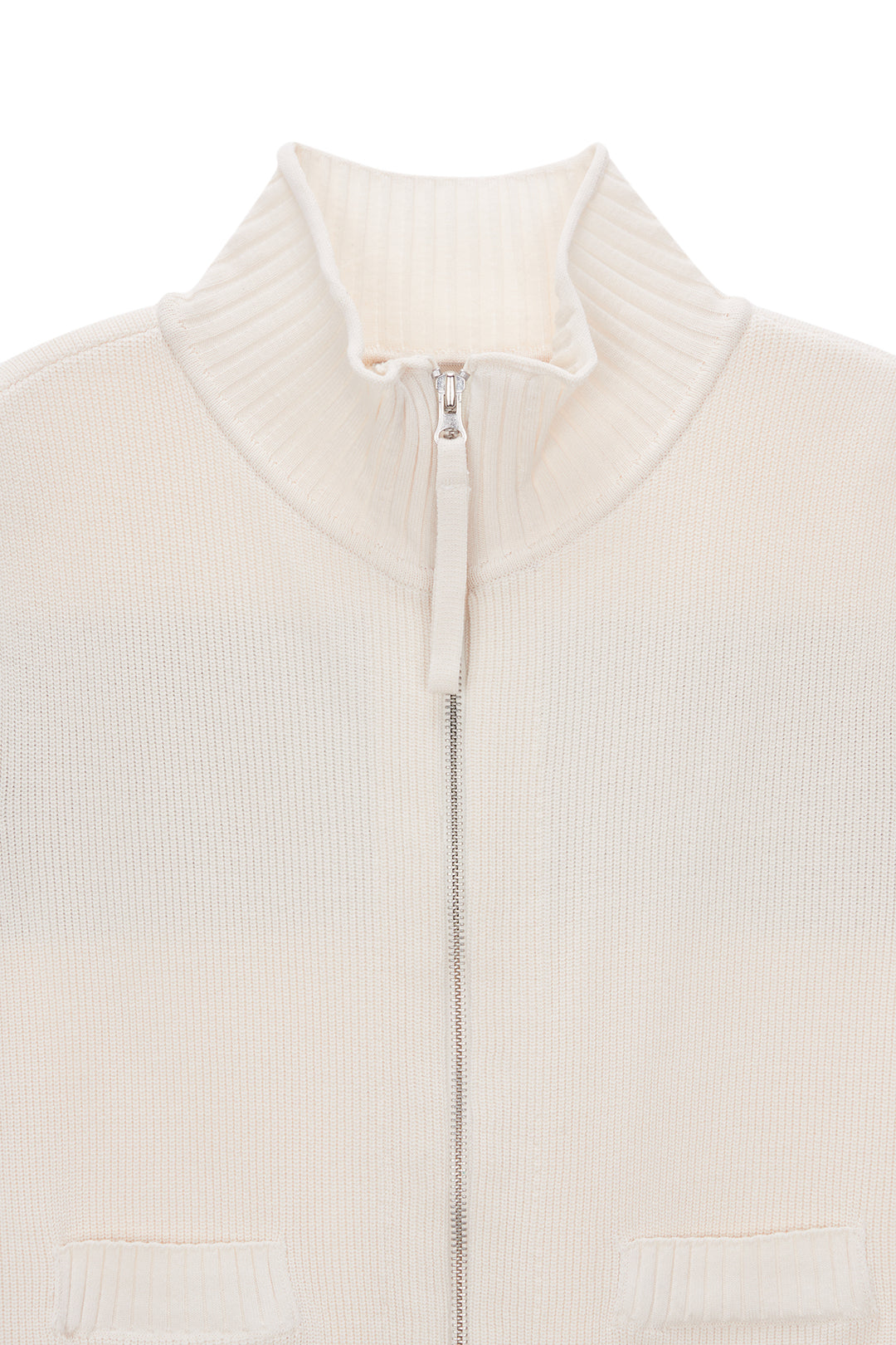 Matin Kim Spell Point Stripe Knit Vest — Ivory