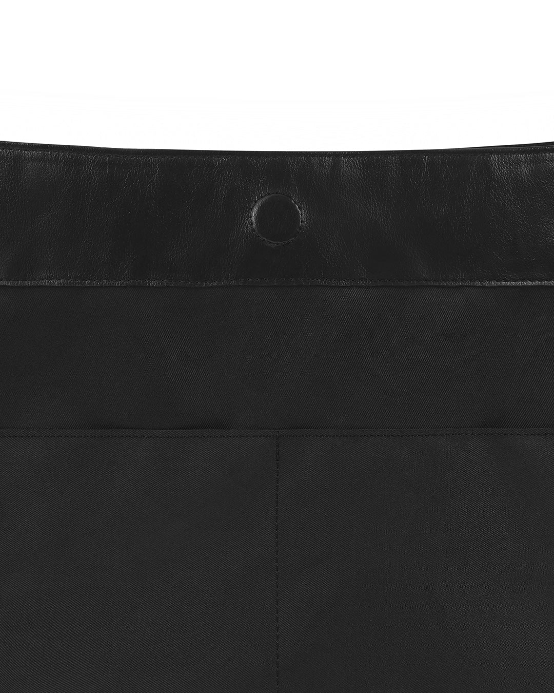 Stand Oil Limber Bag — Slouchy Shoulder Tote — Black