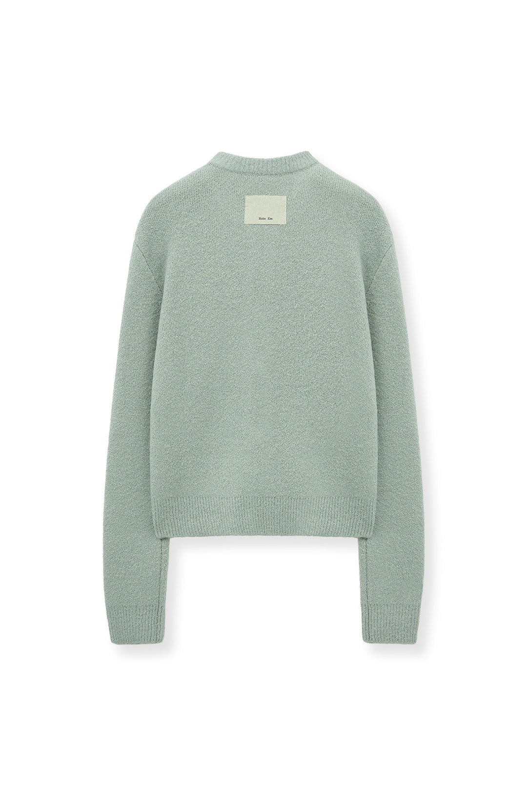 Matin Kim Poni Coni Knit Zip Up — Mint