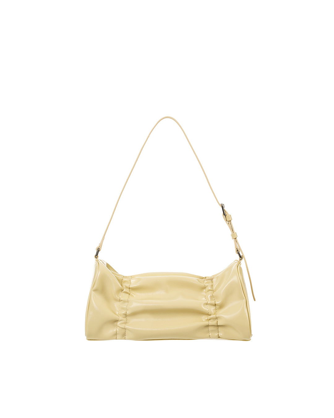 Stand Oil Pleats Bag — Glossy Tote — Butter