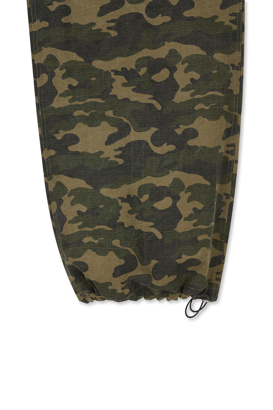 Matin Kim Drawstring Hem Cargo Pants — Khaki