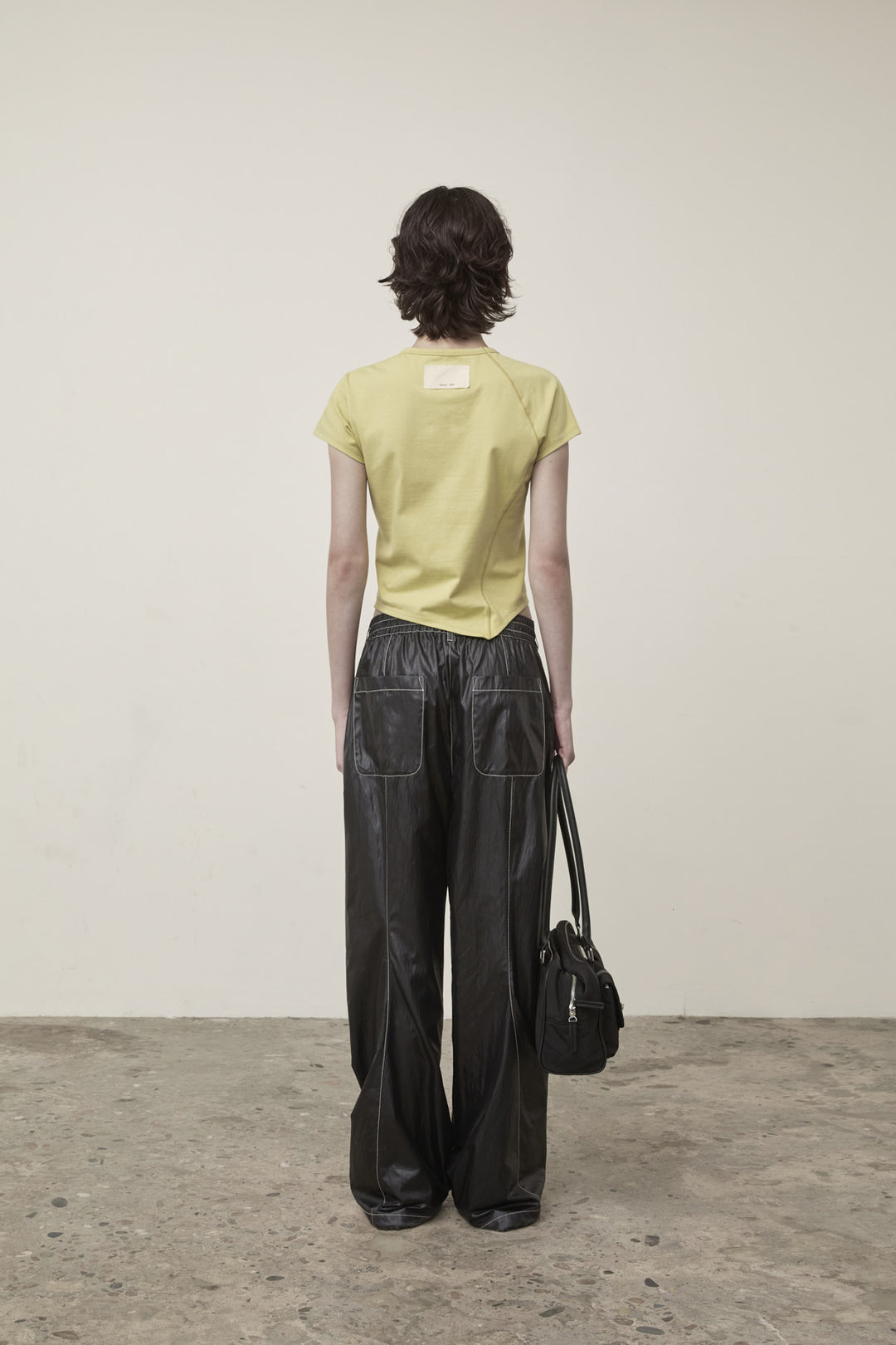 Matin Kim Twist Point Slim Top Lime