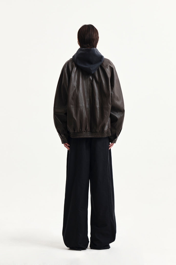 Matin Kim Multi Panel Wide Pants — Black