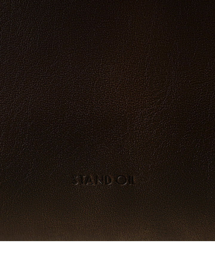 Stand Oil Lene Bag · Wrinkled Leather Crossbody — Brown