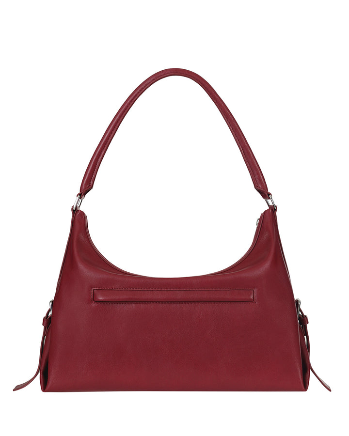 Stand Oil Mushy Bag — Nubuck Slouch Tote — Red wine