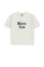 Matin Kim Half Sleeve Logo Pullover — White