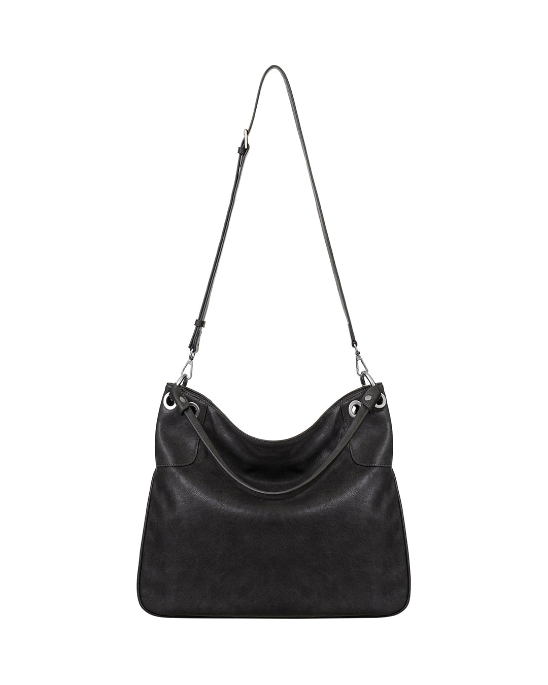 Stand Oil Lua Bag — Nubuck Crossbody — Gray