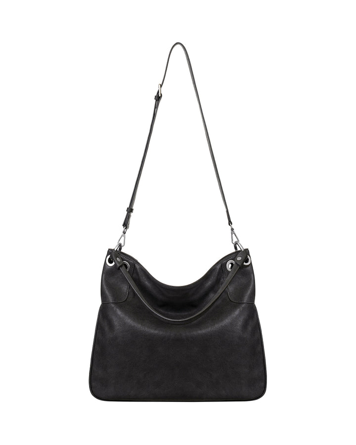 Stand Oil Lua Bag — Nubuck Crossbody — Gray