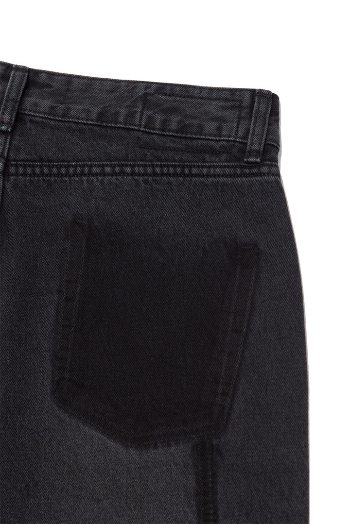 Matin Kim Pocket Washed Point Denim — Black
