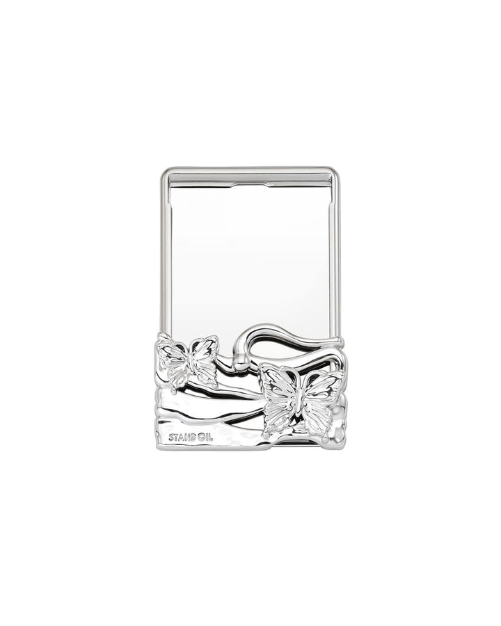 Stand Oil Fleeting Card Holder — MagSafe — Silver
