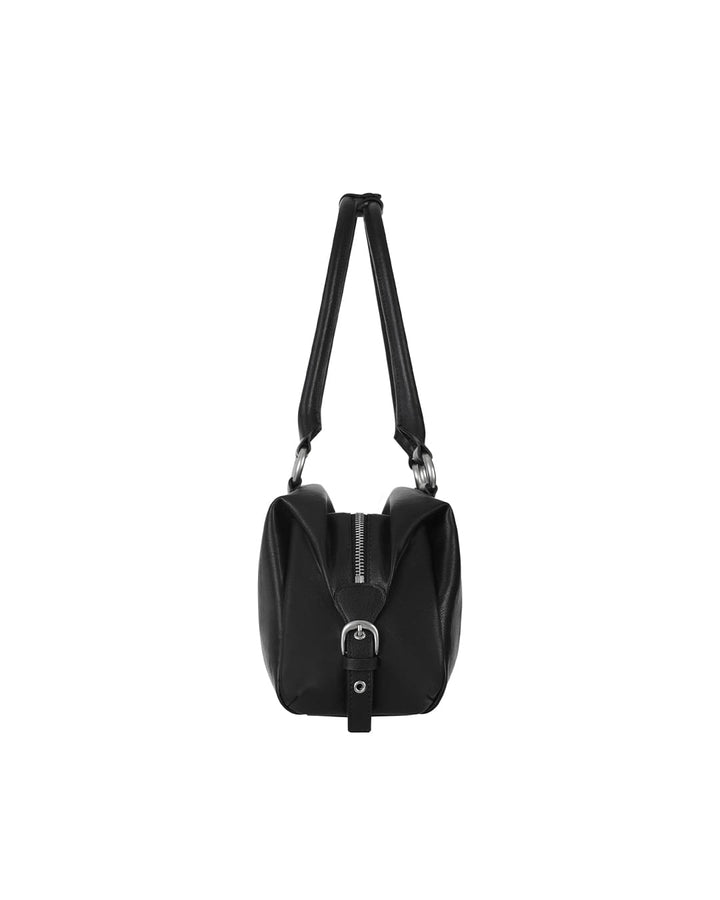 Stand Oil Zuni Bag — Washed Leather Crossbody — Black
