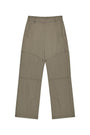 Matin Kim Zipper Detail Nylon Pants — Khaki