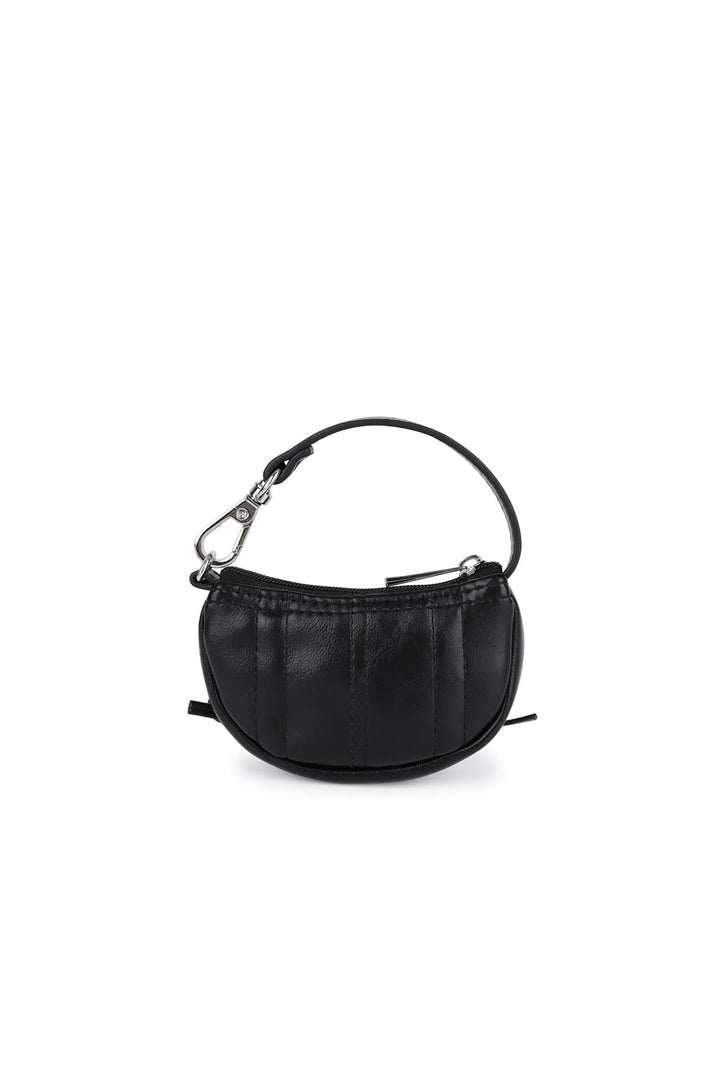 Matin Kim Half Shirring Ribbon Charm — Black