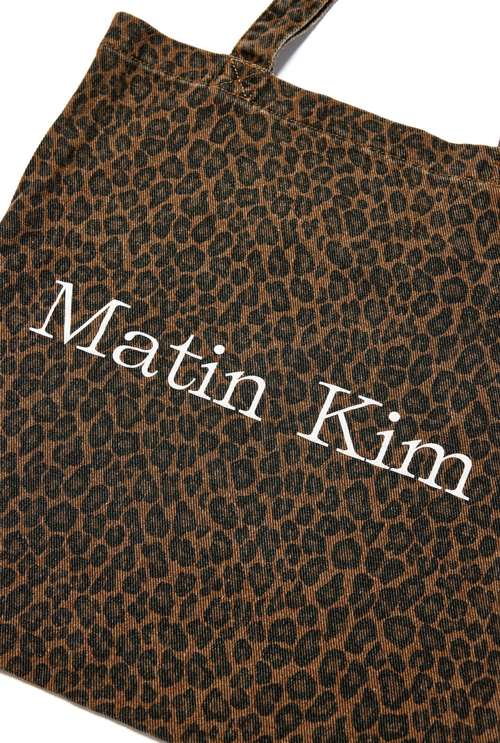 Matin Kim Leopard Eco Bag — Brown