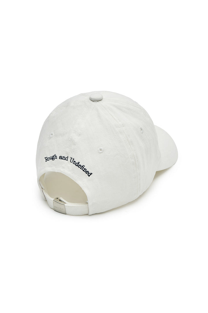 Matin Kim Logo Stitch Ball Cap — White
