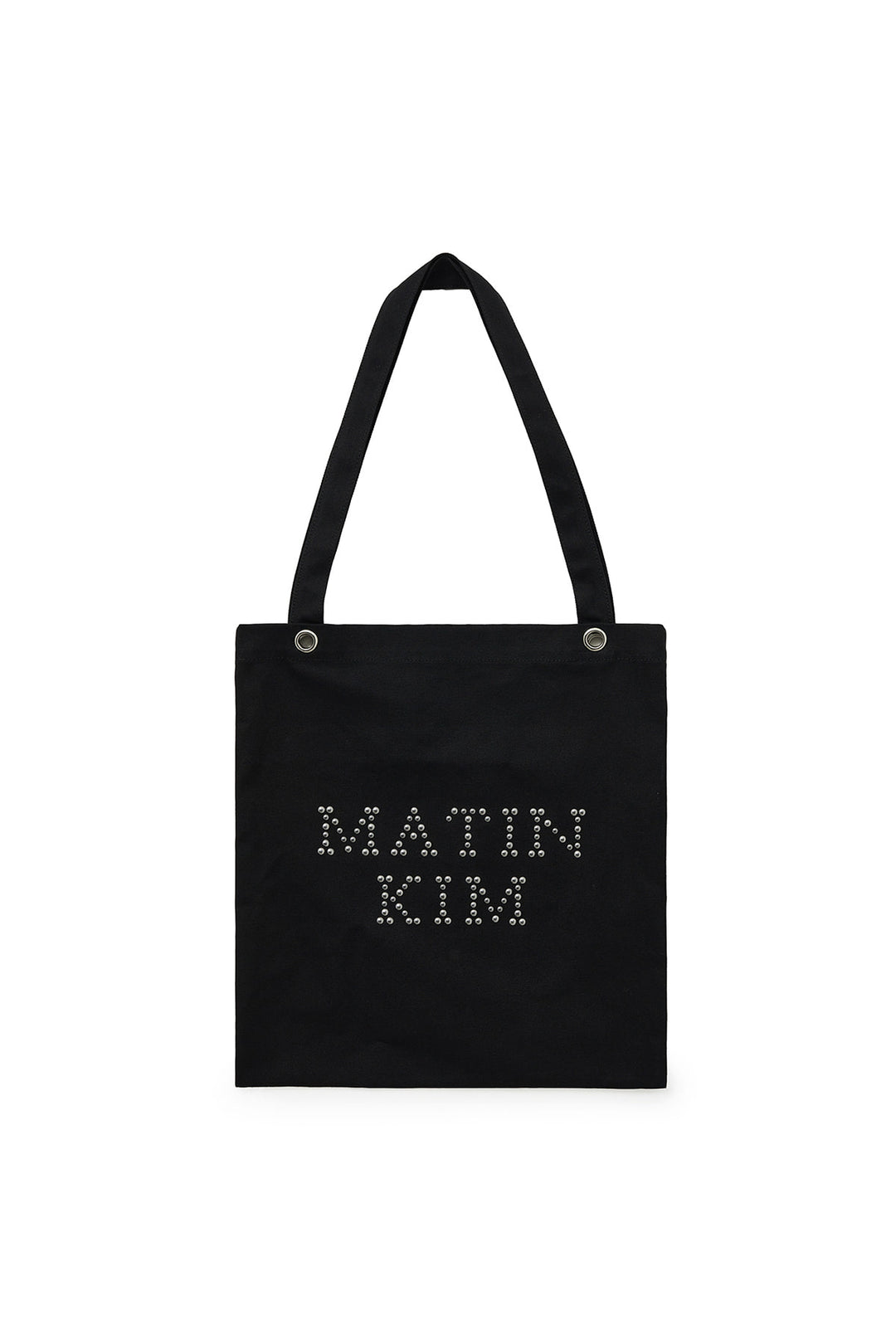 Matin Kim Logo Stud Ecobag — Black