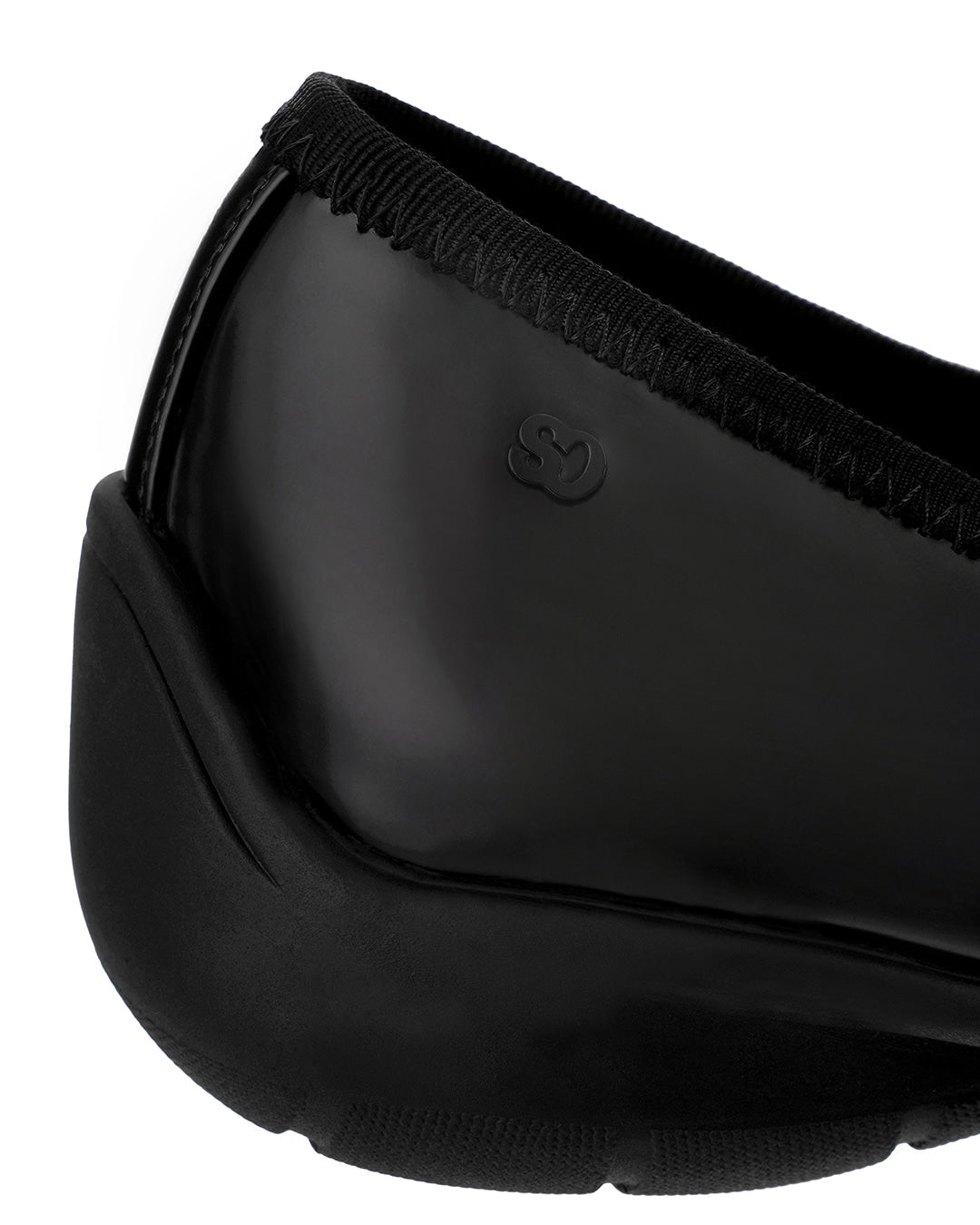 Stand Oil Strap Ballet Mary Jane — Black