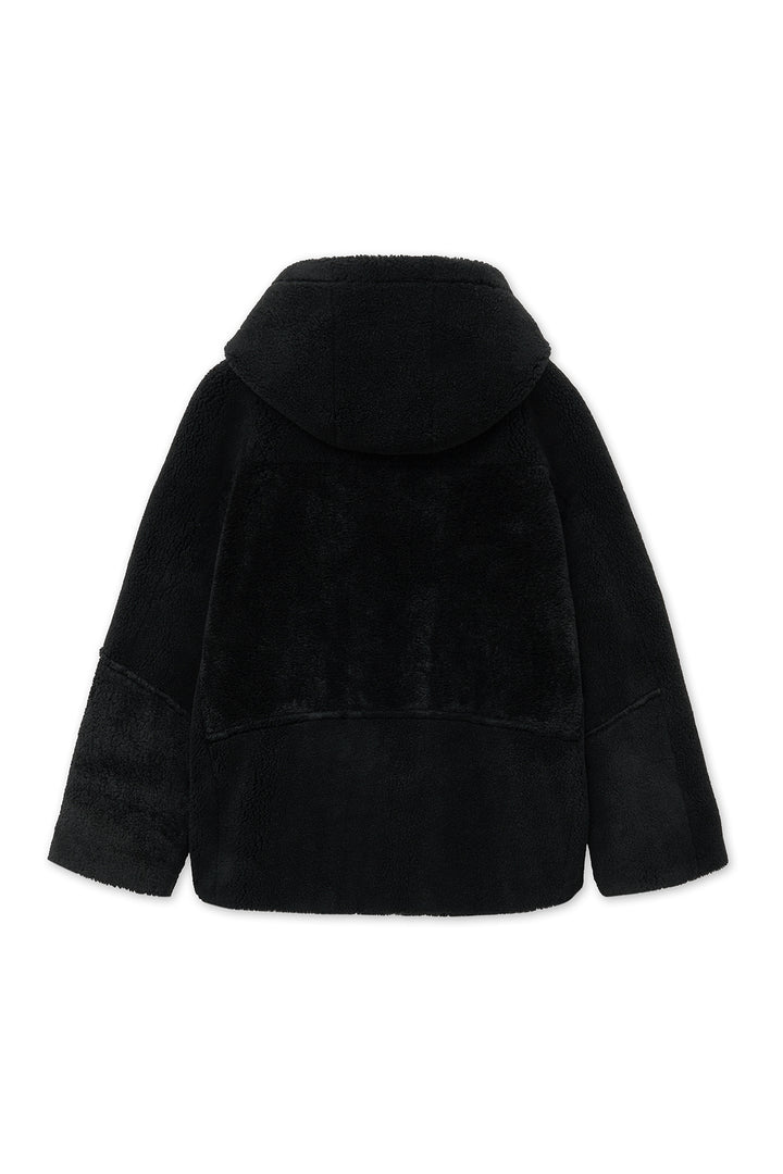 Matin Kim Reversible Hoody Mustang — Black