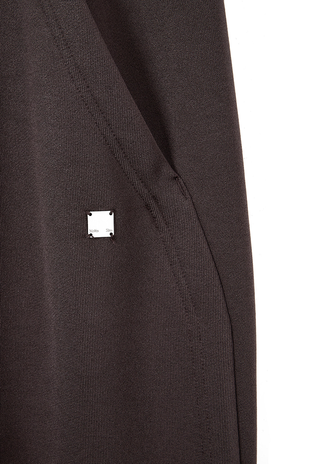 Matin Kim Back Pocket Glitter Sweatpants — Brown