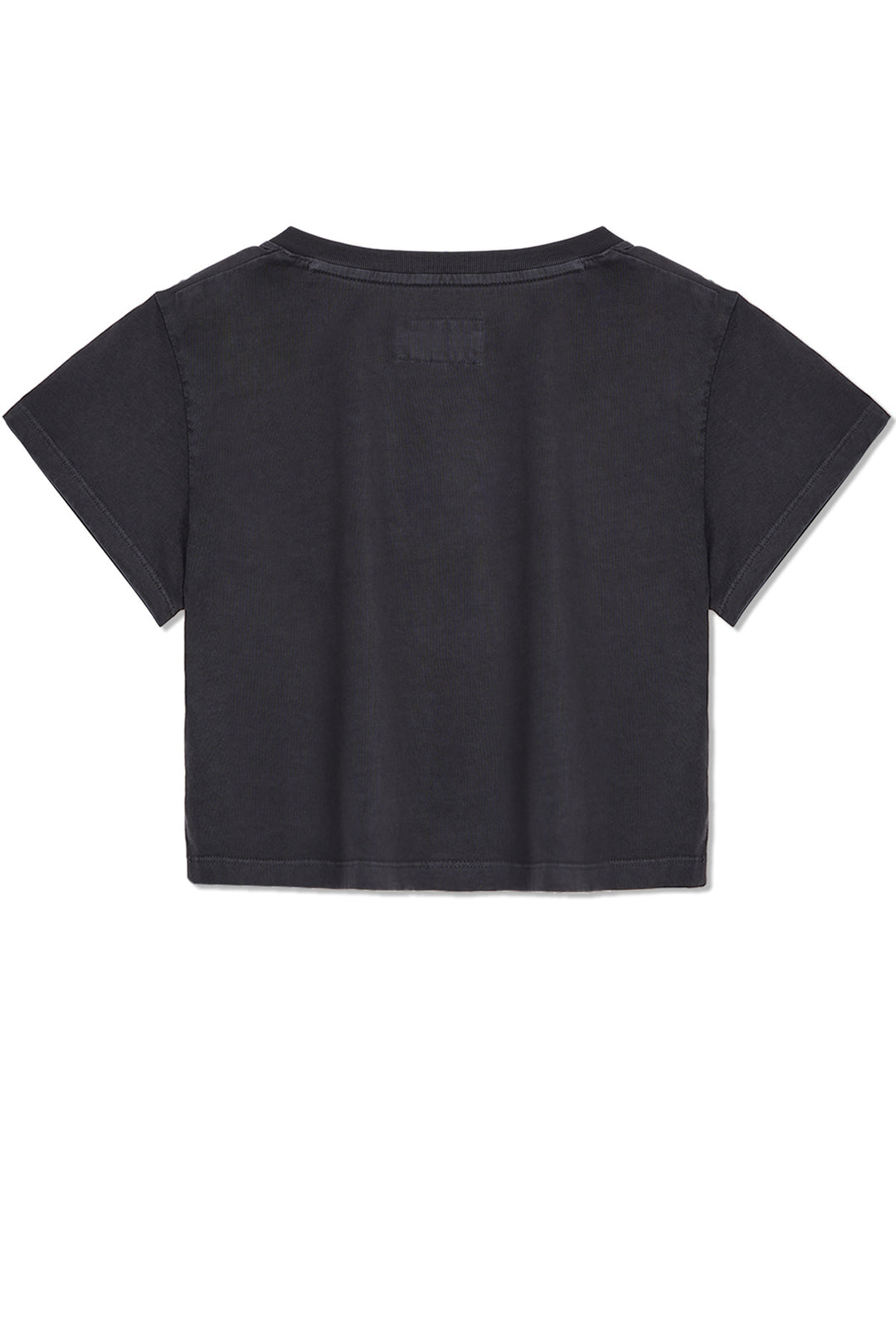 Matin Kim Pigment Logo Crop Top Dark — Gray