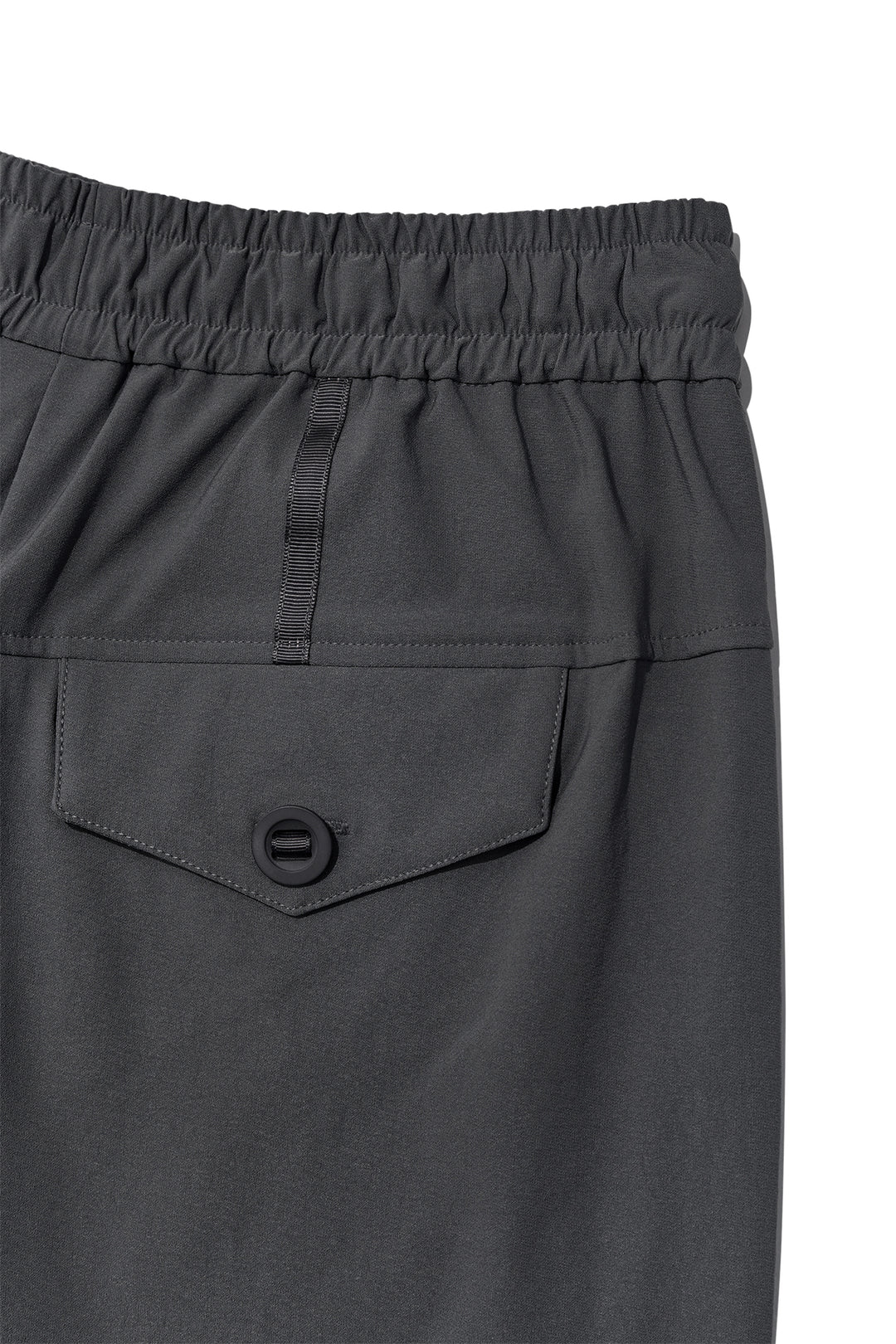 Matin Kim Side Taping Bermuda Shorts — Charcoal