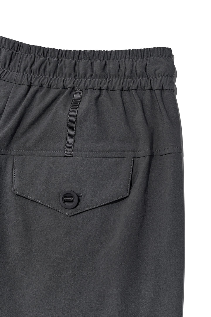 Matin Kim Side Taping Bermuda Shorts — Charcoal