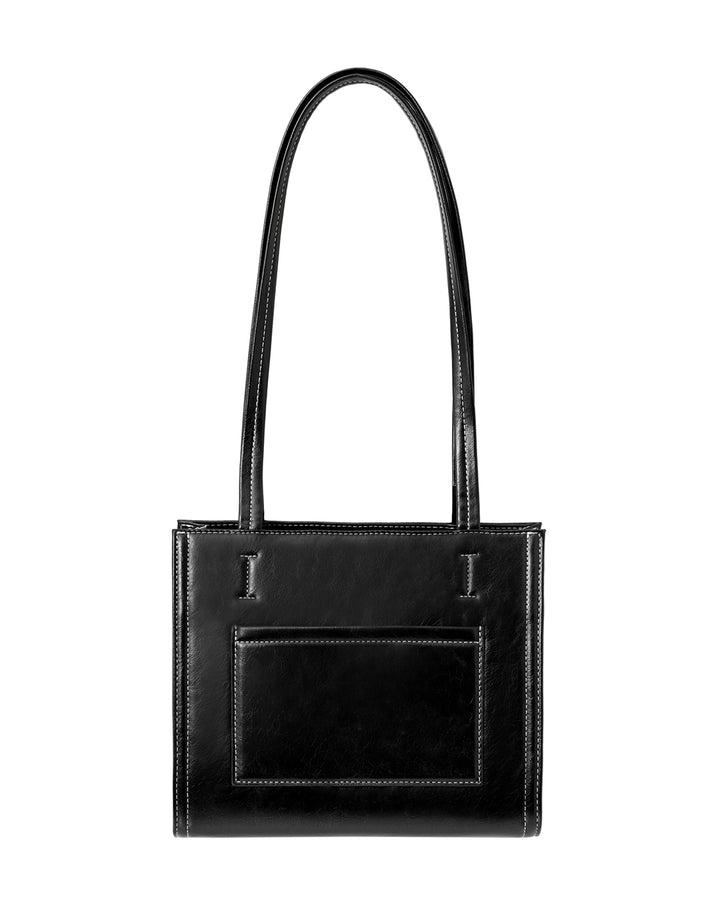 Stand Oil Oblong Mini Bag — Stitch Black