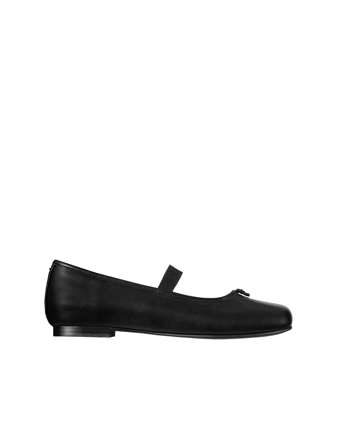 Stand Oil Faye Mary Jane — Semi-Square Flat — Black