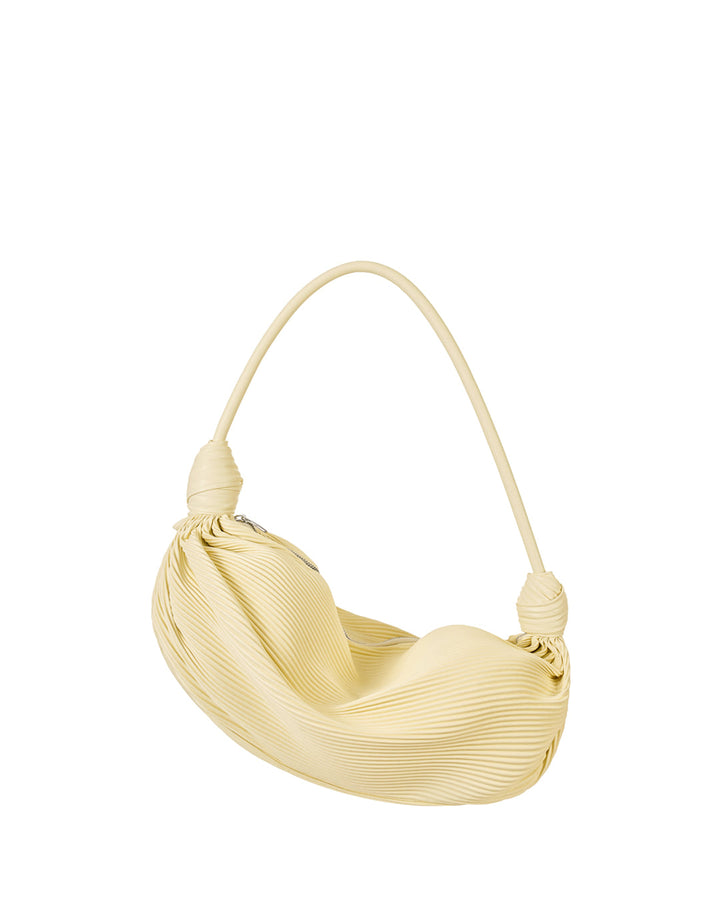 Stand Oil Wave Knot Crossbody Bag — Butter