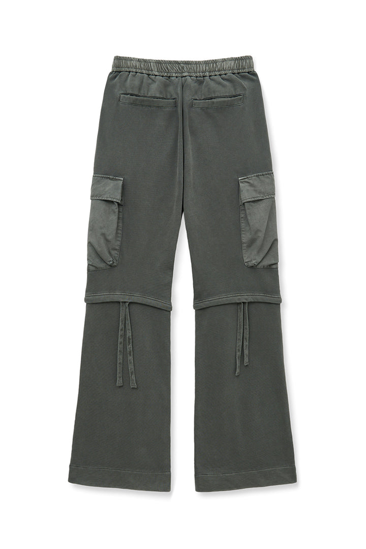Matin Kim Pigment Dyed Cargo Pants — Charcoal