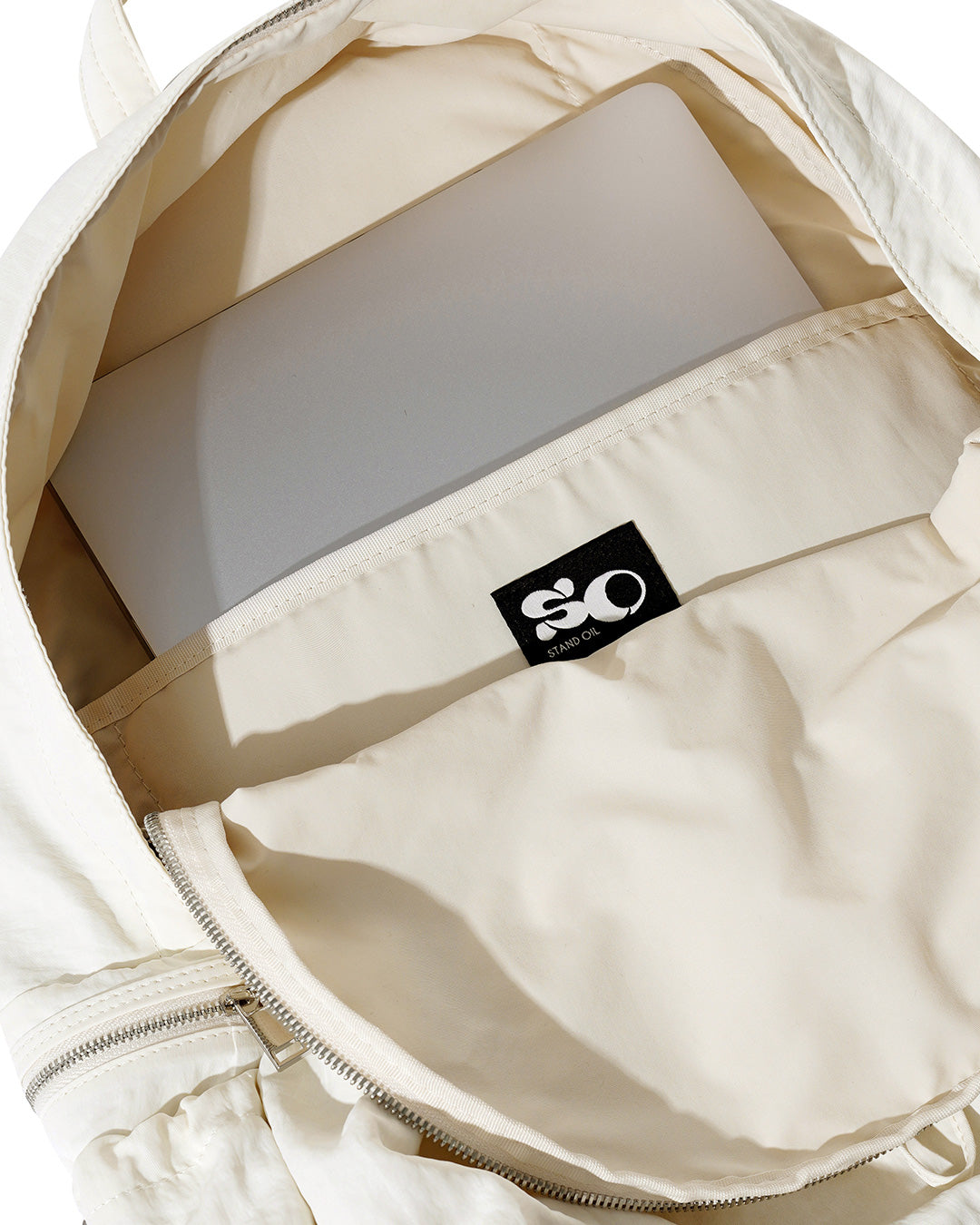 Stand Oil Tied Backpack — Cream