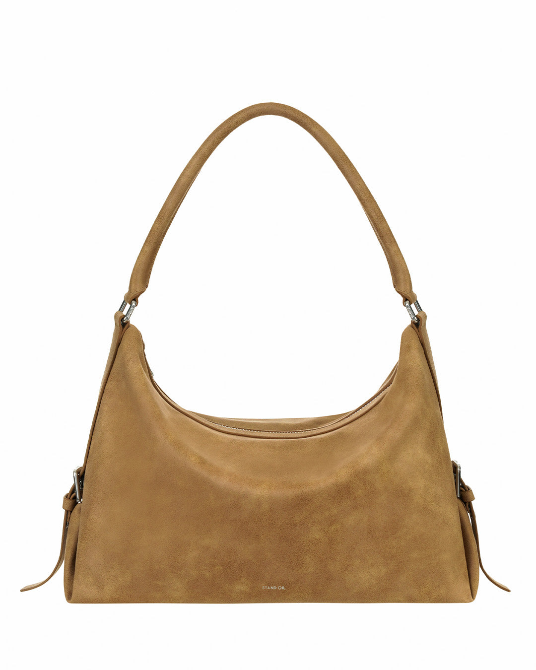 Stand Oil Mushy Bag — Nubuck Slouch Tote — Camel