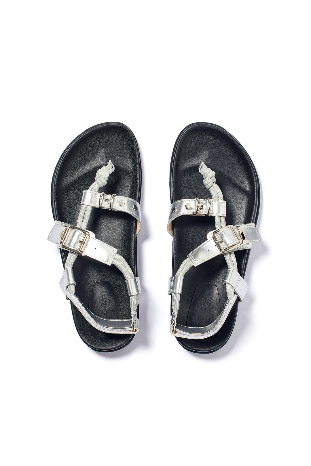 Matin Kim String Flip Flop Sandal — Silver
