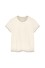 Matin Kim Color Point Layered Top — Ivory