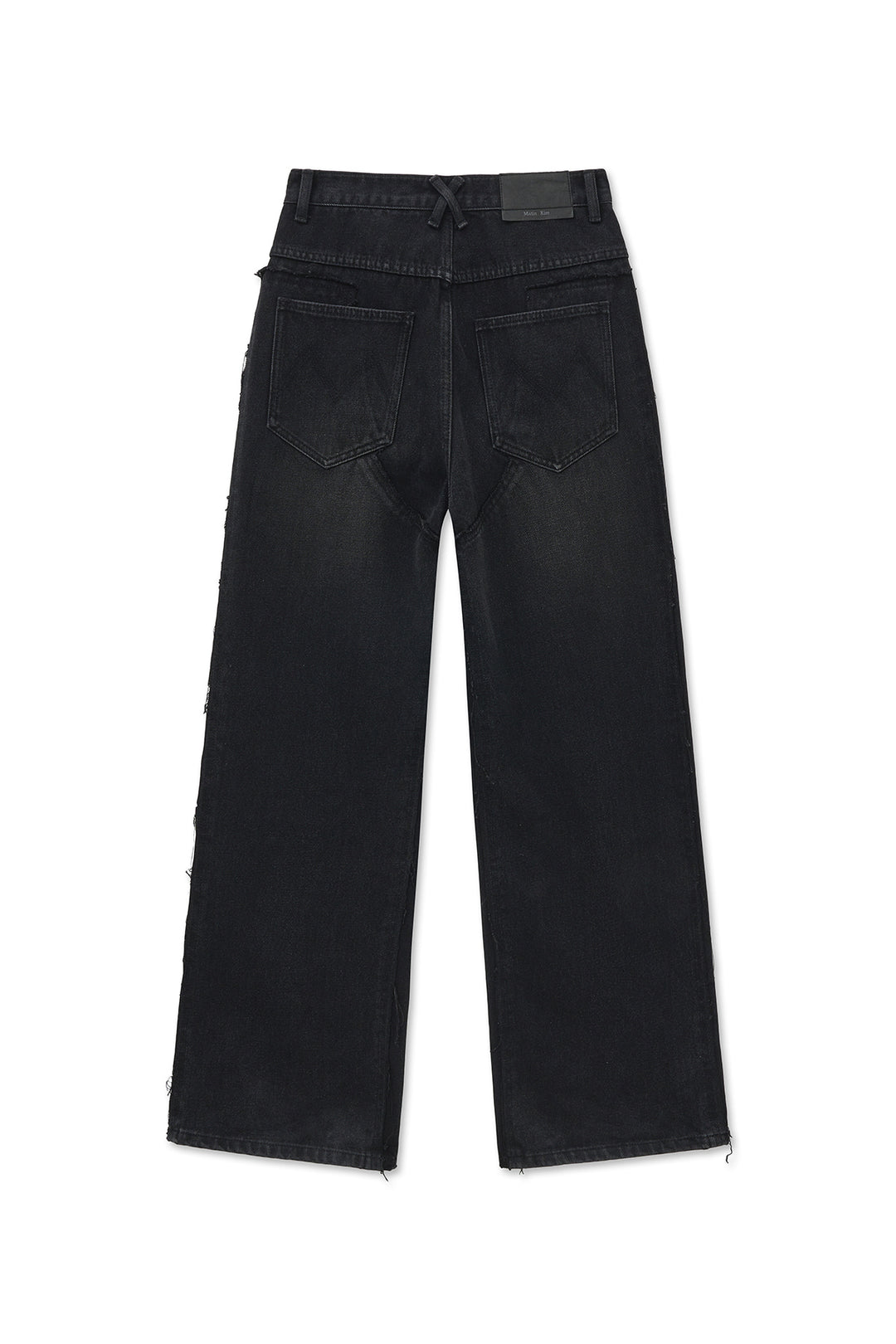 Matin Kim Western Straight Fit Denim — Black