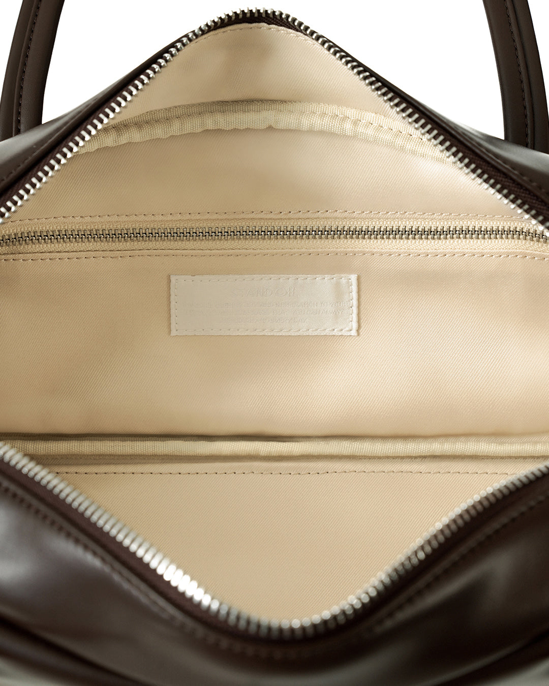 Stand Oil More Baguette Bag — Maroon