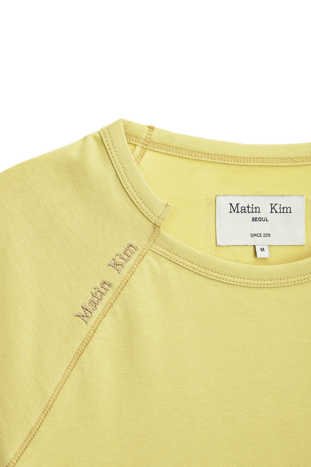 Matin Kim Twist Point Slim Top Lime